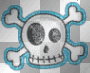 Glitter Skull