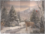 DEERS ON A WINTERY DAY