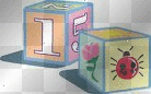 Baby Blocks with numbers and pictures