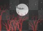forest with full moon*