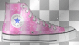 Pink All-star Converse shoe