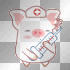 A Cute Piggy Is A Doctor