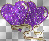 Animated - Pretty Purple Hearts