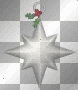 Silver Christmas Star  ;-}