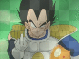 doigt d'honneur vegeta