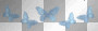 Blue glitter border