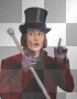 johnny depp as willy wonka