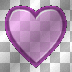 animated flashing heart love cad