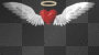 heart and angel wings