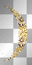 gold glitter half-moon