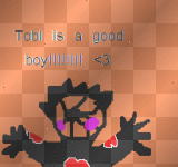 Tobi is a good boy!!! <3