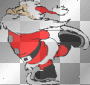 Skating santa