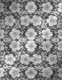 seamless black and white flower glitter