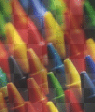 Background- Colorful Crayons