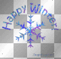 happy winter snow
