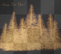 Happy New Year! Golden Trees Background AT