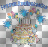 Gateau joyeux anniversaire