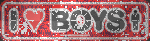 love boys glitter plate cad888