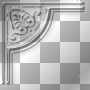 Transparent Silver Border