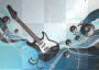 Blue Guitar Background