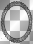 Large Oval Black Frame =^-^= Large Oval Black Frame =^-^=