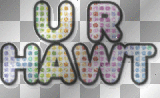 "ur hawt" glitter words cad888 sexy