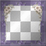 frame A cadre transparent purple