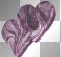 spinning purple hearts 
