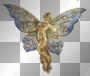 pewter fairy stained glass