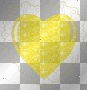 yellow gold heart love valentine