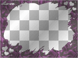 Sfondo Cuori Viola.Purple Hearts background by Roxana