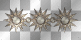 gold vintage deco