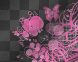 pink and black background