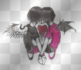 Kissing Devil And Angel
