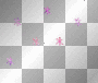 star glitter transparent étoile pink