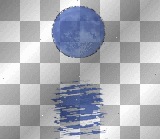 reflected moon