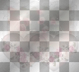 Heart & roses 60% fade