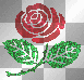 Red Glitter Rose 3