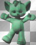 Glowing St. Patty's Day Kitty =^-^=