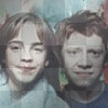 Hermy e Ron tante smorfie