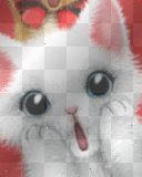 Cute Cat with Heart's in it Eyes