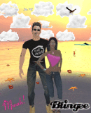 Wolf & Me at the beach