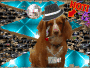 a dog with a cigar