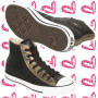 converse leather hi marron