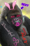 male gorilla dressed as a female 
