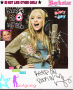 Miley's autograph