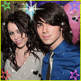 miley cyrus and joe jonas!
