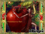 Forbidden to eat