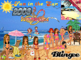cute girlz at da beach..