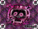 pinkblackskull